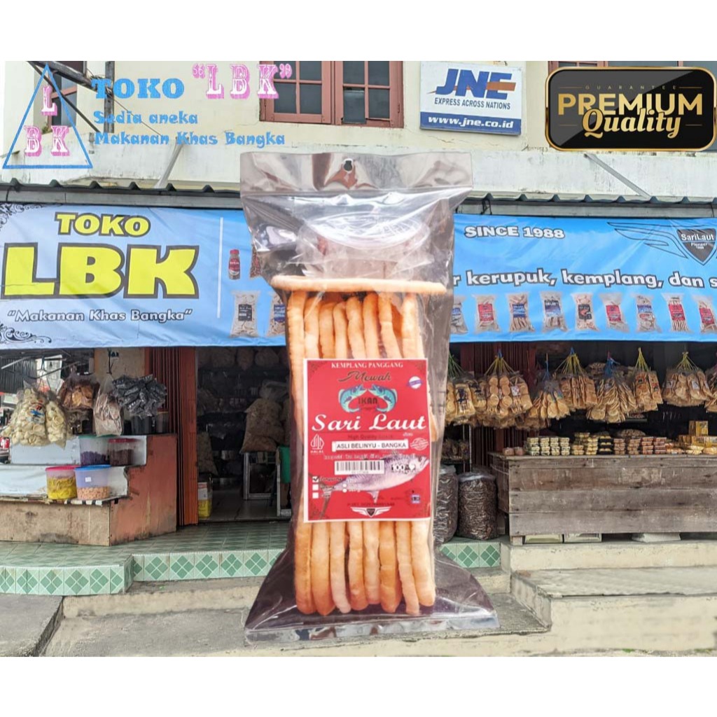 

Kerupuk / Kemplang Panggang Mewah Ikan Tenggiri + Sambal Terasi Sari Laut