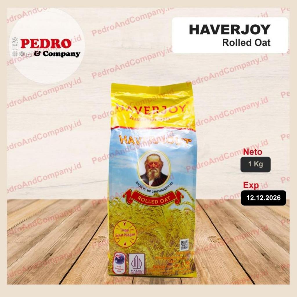 

Haverjoy havermout rolled oats 1kg - australian oat (kuning)