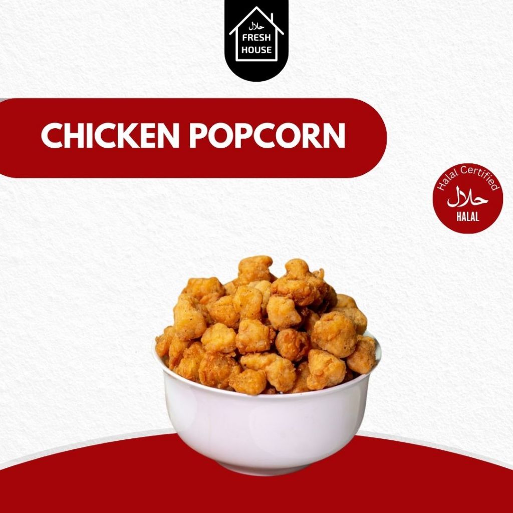 

NUGET AYAM POPCORN/CHICKEN POPCORN PELANGI NON MSG 350GR