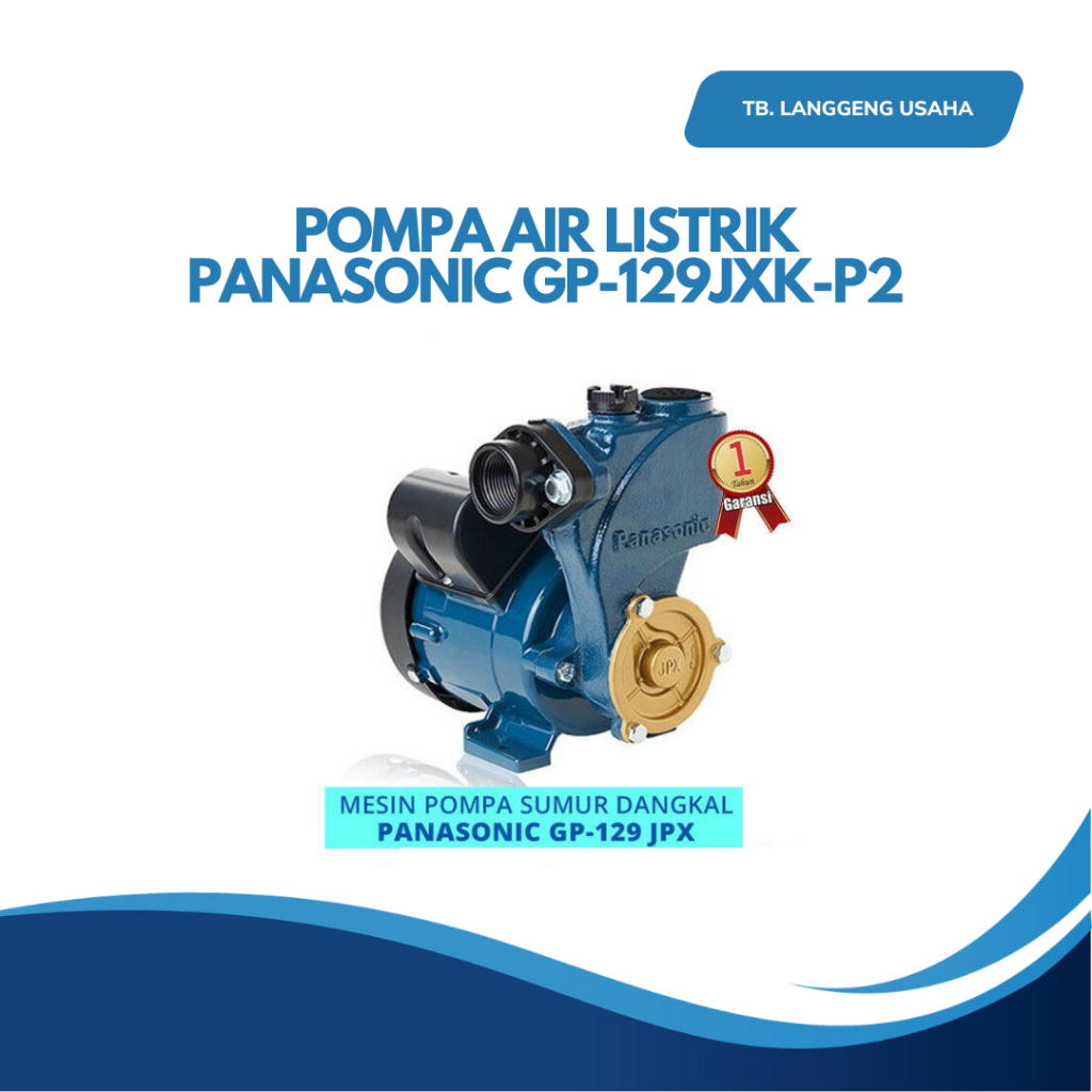 LU PANASONIC GP-129JXK-P2 MESIN POMPA AIR SUMUR LISTRIK NON AUTO OTOMATIS MANUAL TIDAK OTOMATIS BODY
