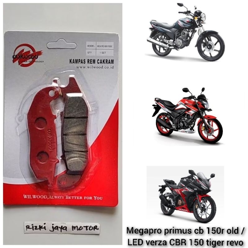 Dispad depan megapro new / verza cb 150 cbr 100% Ori wilwood