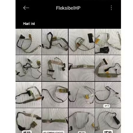 Kabel Flexible LCD LED Laptop, tersedia Laptop HP Compaq seri :
