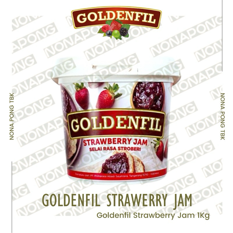 

Selai Strawberry | Strawberry Jam | Goldenfil Strawberry Jam | Goldenfil Selai Strawberry | Goldenfil Strawberry Jam 1kg