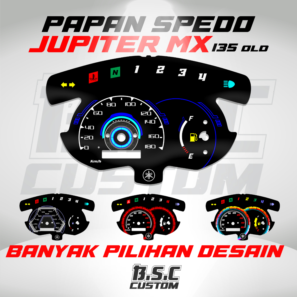 BISA CUSTOM PAPAN SPIDO PANEL SPEEDOMETER PAPAN SPEDO JUPITER MX 135 OLD MX OLD