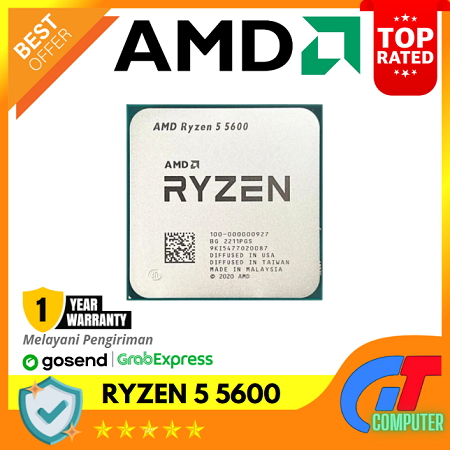 Processor AMD Ryzen 5 5600 TRAY 3.5Ghz Up To 4.4Ghz