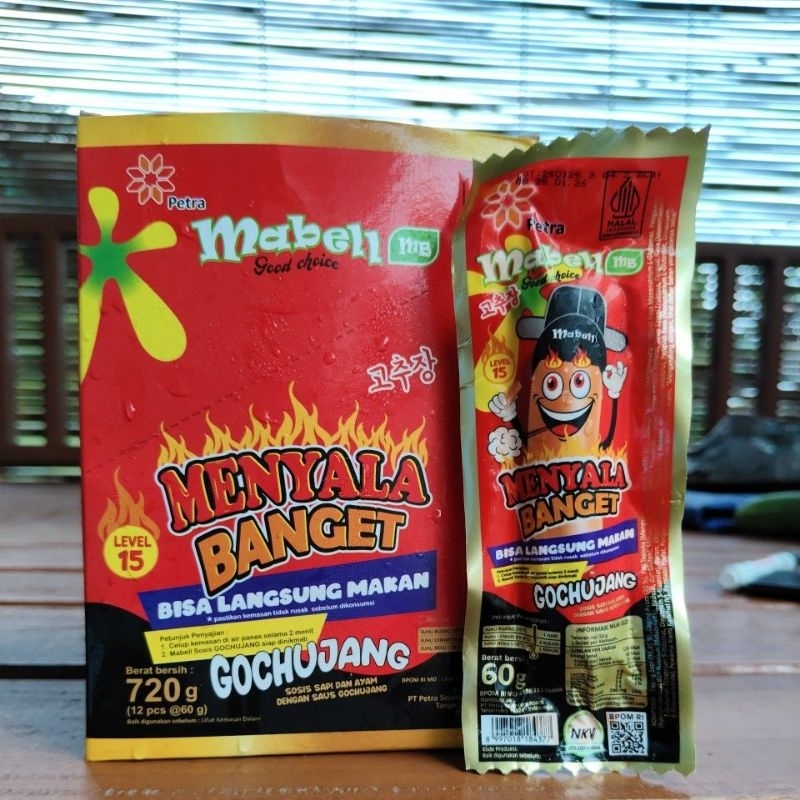 

Petra Singles Sosis 60gr Gochujang isi 12 pcs.