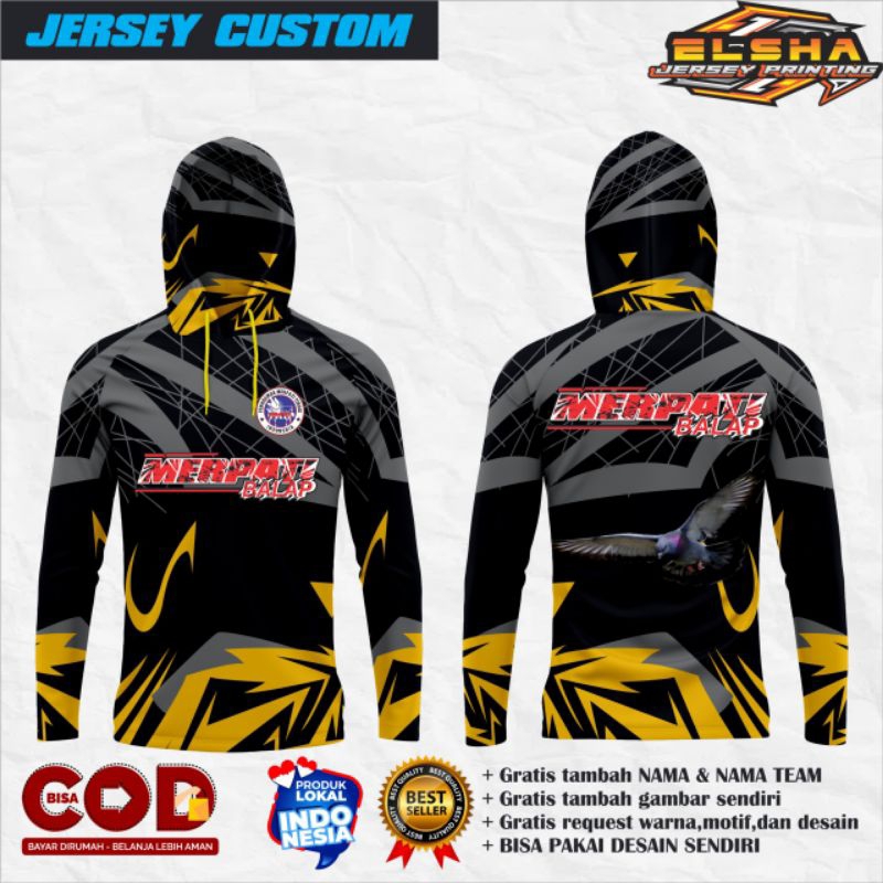 Jersey merpati/Jersey merpati bebas request desain