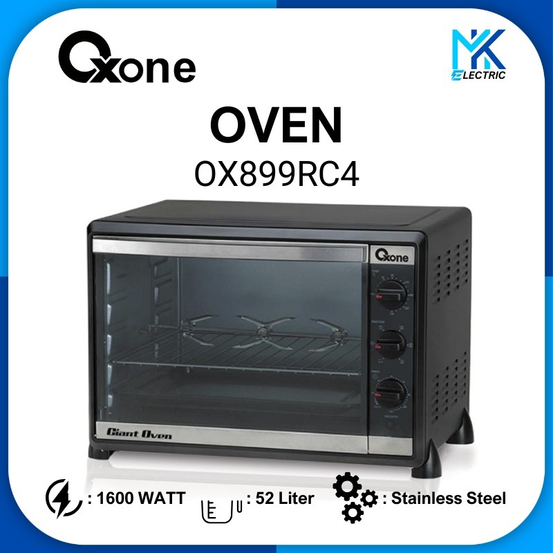 Oxone OX899RC4 – Giant Oven 52 Liter 1600 Watt Black