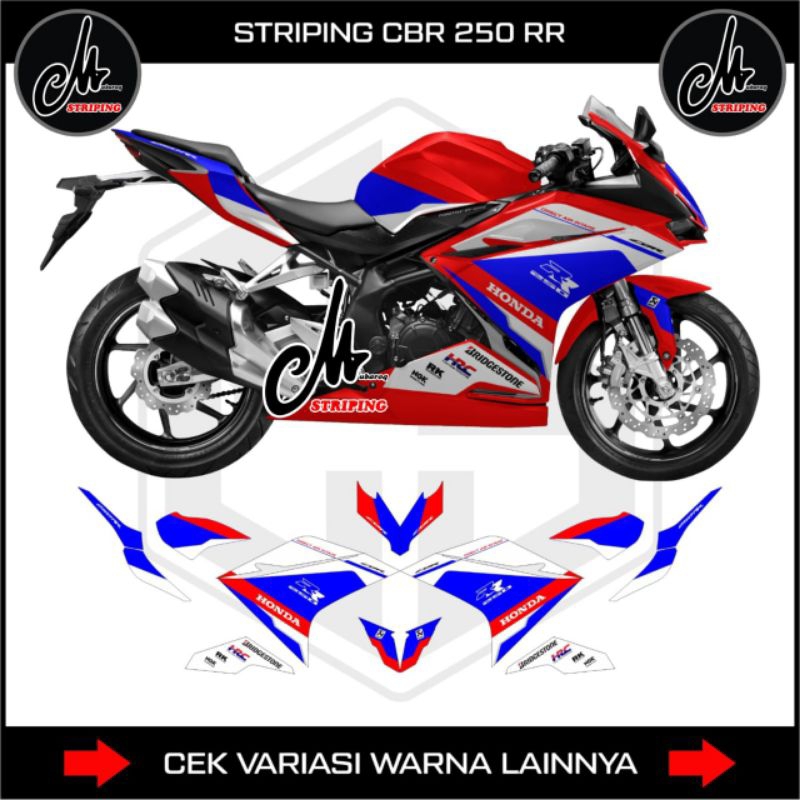 Striping Motor Honda Cbr 250 RR / Stiker Lis variasi Motor  Honda Cbr 250RR / Sticker Decal Custom C