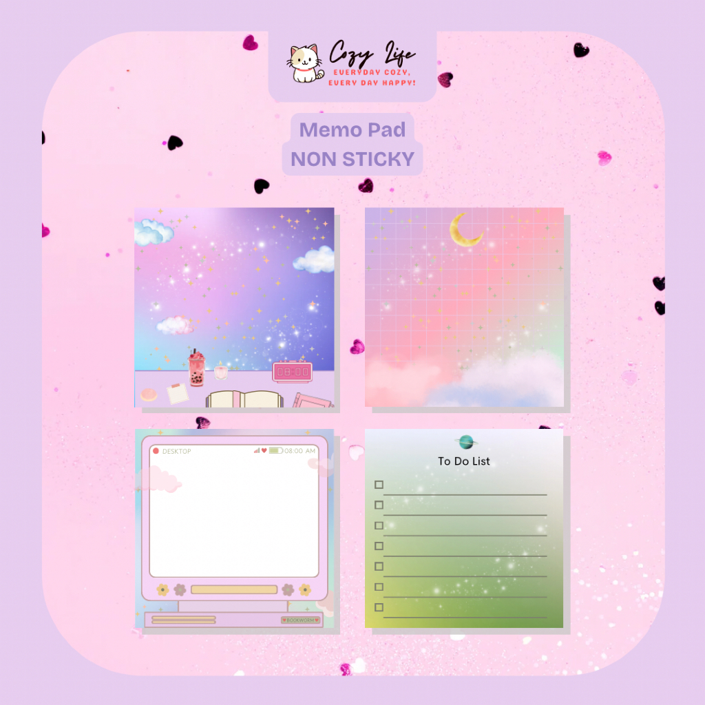 

Galaxy Memo Pad Non-Sticky by Cozy Live