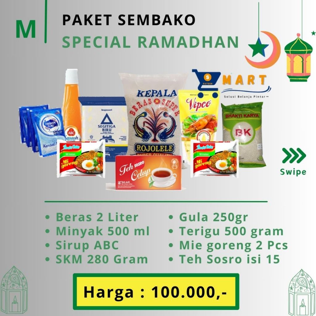 

Paket Sembako Ramadhan M / Paket Sembako Murah