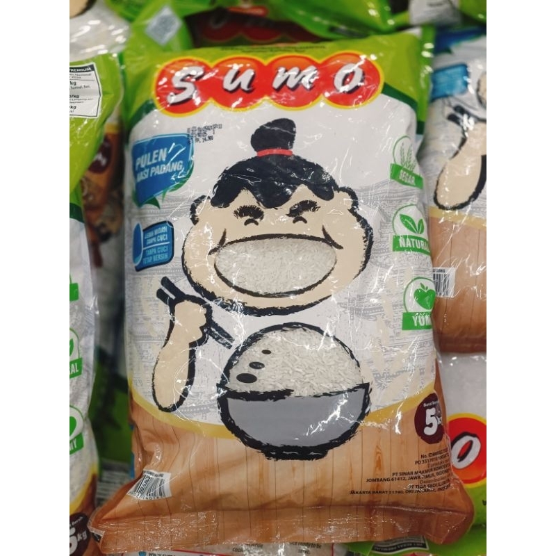 

Beras Sumo Premium 5kg hijau