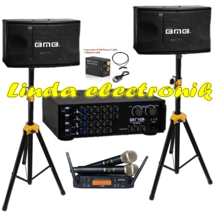 paket karaoke bmb cs350v 8 inch bmb da1600se bt bmb wt7500 original