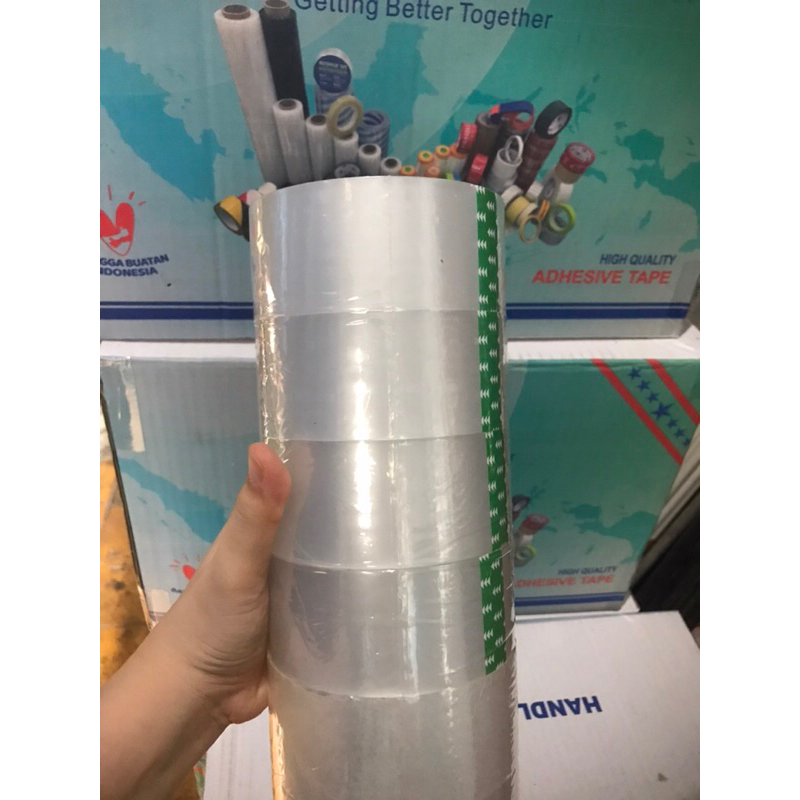 

Lakban bening & Lakban coklat 90y | Lakban murah