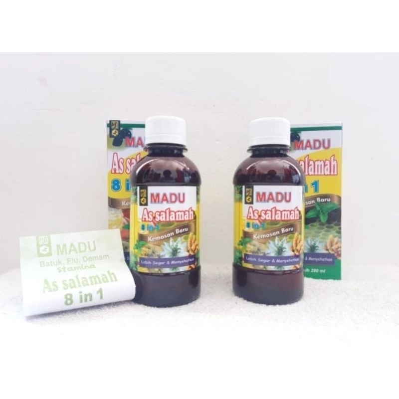 

Madu As Salamah 8 in 1 untuk Flu Batuk Pilek Demam