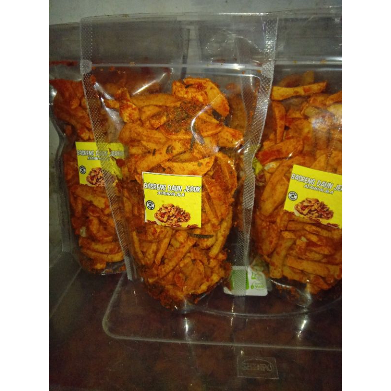 

basreng pedas daun jeruk