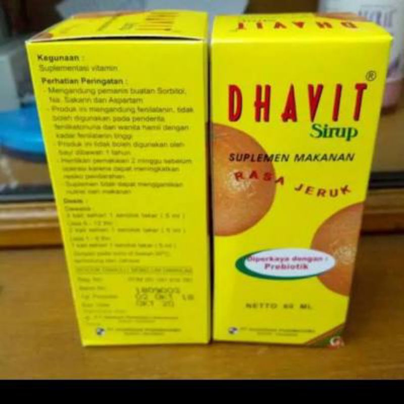Dhavit sirup multivitamin