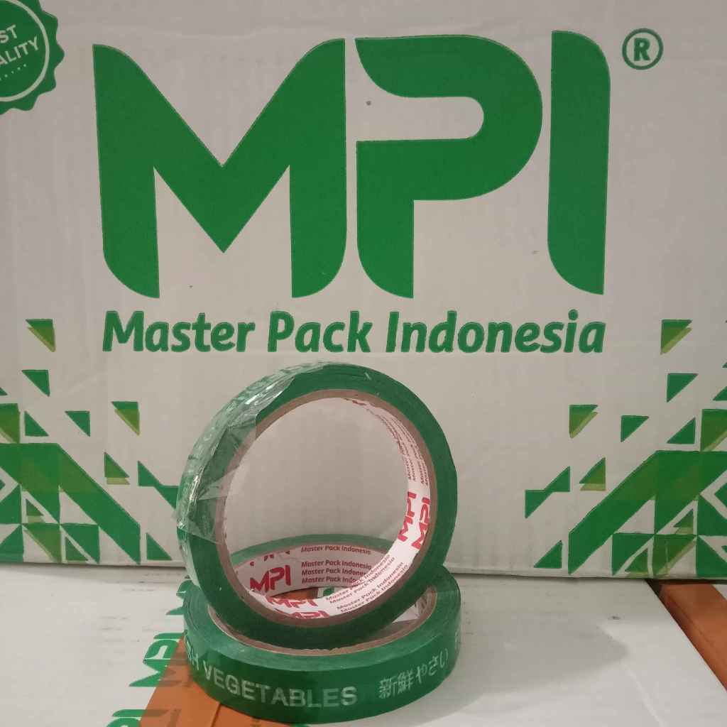 

2 PCS - Lakban Isolasi Sayur Fresh Vegetables 18mm x 50 Meter - meraih profit impian