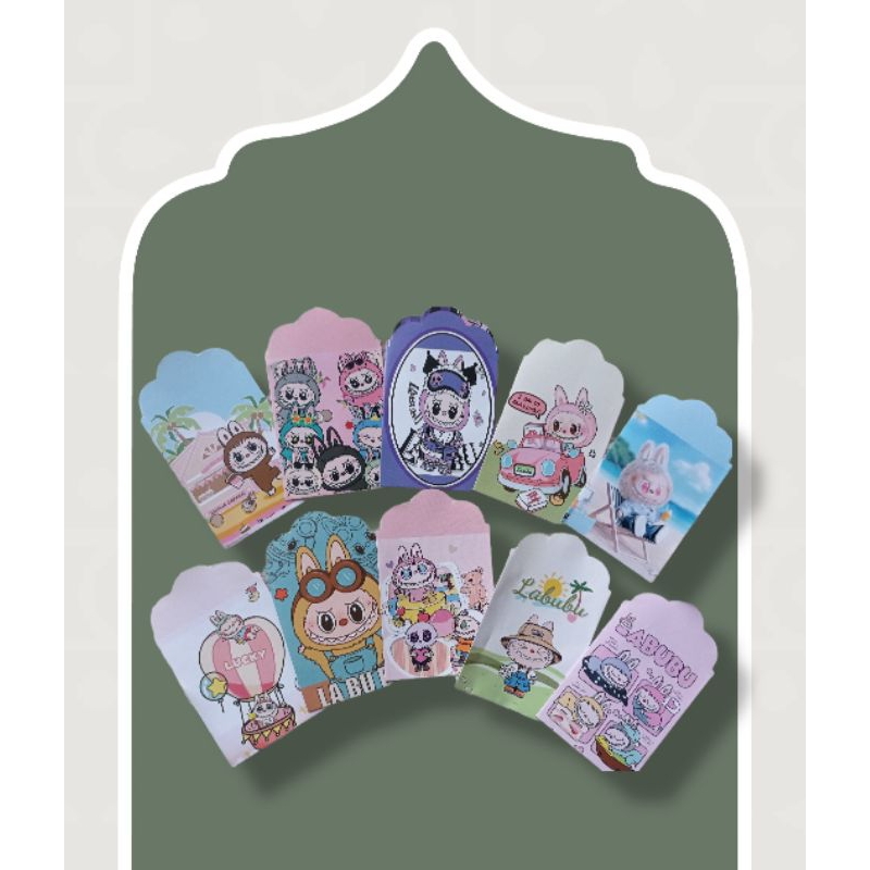 

[ isi 10 lembar ] Amplop Lebaran Medium MOTIF KARAKTER SERI 2