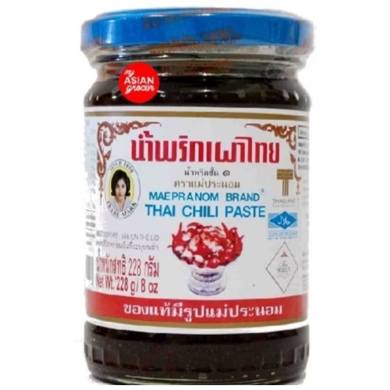 

Maepranom Thai cili paste 228 gram asli thailand