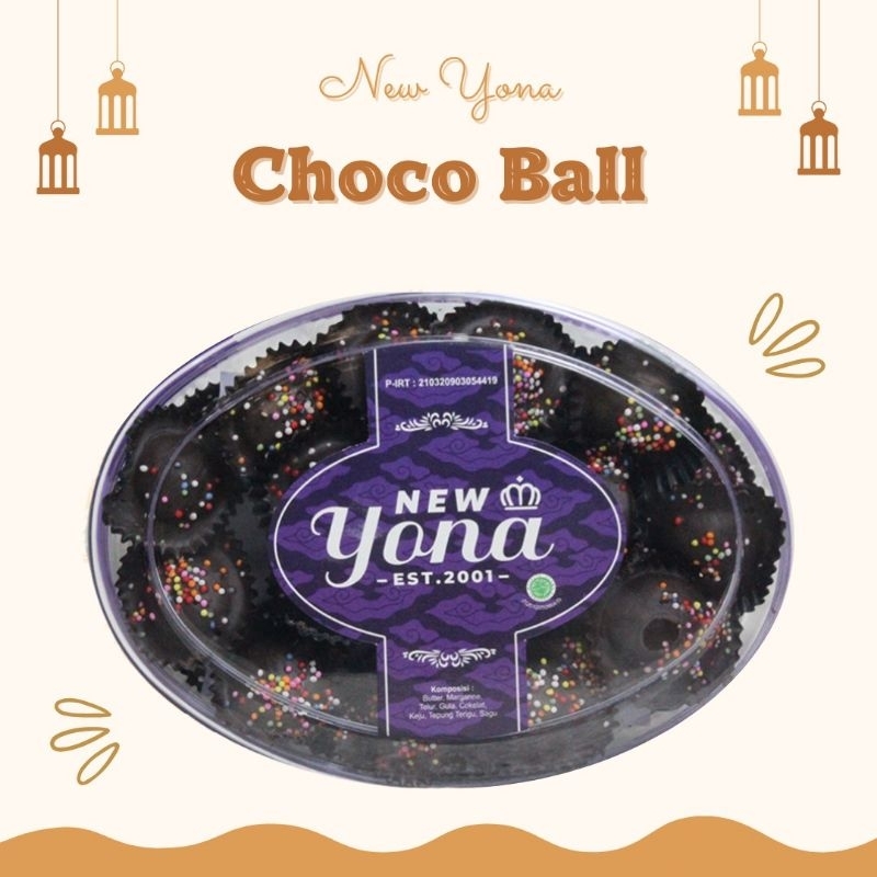 

KUE KERING NEW YONA COOKIES VARIAN CHOCO BALL 350gr