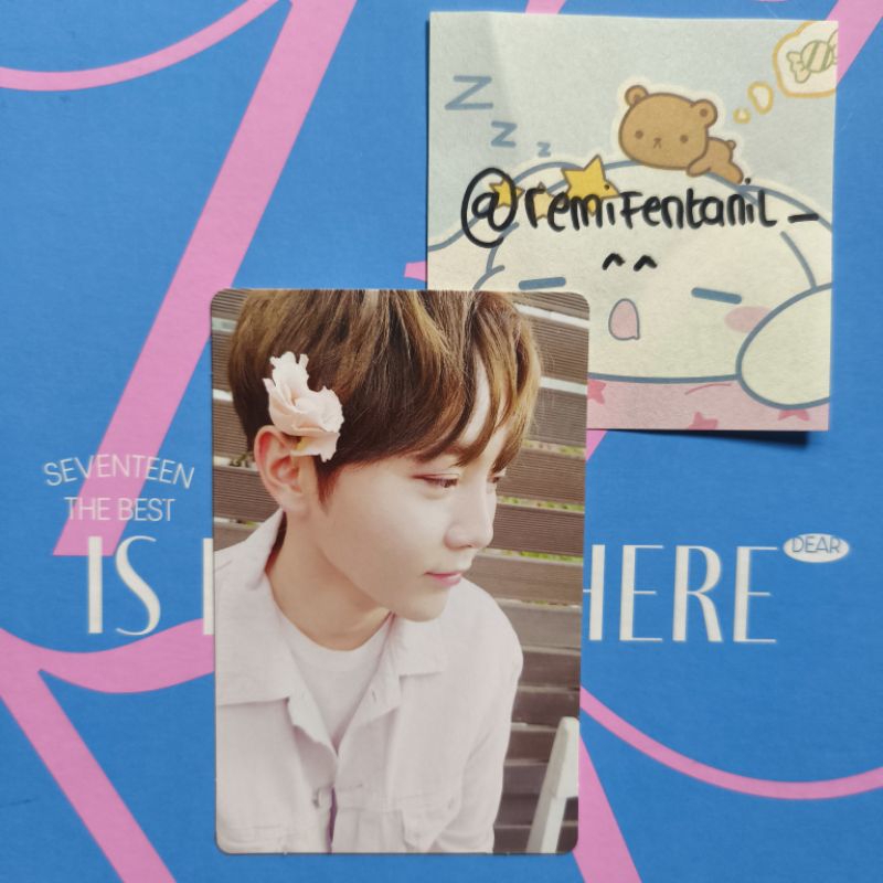 PHOTOCARD OFFICIAL SEUNGKWAN SEVENTEEN TEEN AGE WHITE VERSION PC KWAN SVT