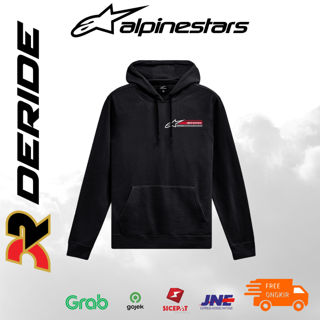 Alpinestars Pullover Hoodie Unisex Par Jacket Black Original