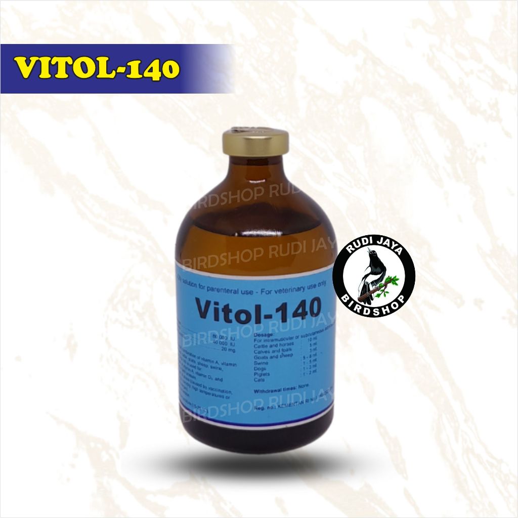 VITOL-140 VITOL140 100ML ASLI TMC HOLLAND ORIGINAL VITAMIN MENINGKATKAN PRODUKTIVITAS HEWAN TERNAK