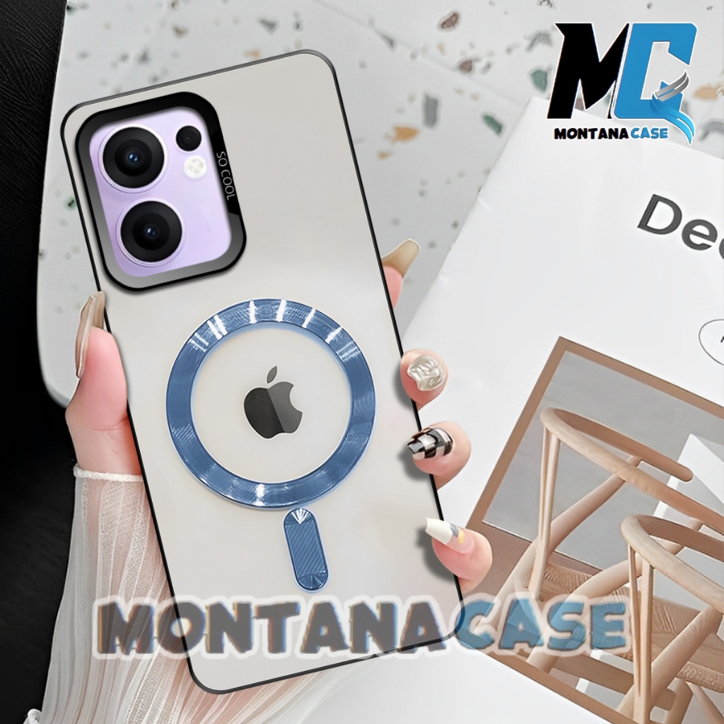 Soft Case So Cool Oppo Reno 13F 4G Reno 13F 5G Terbaru 2024 Case Fashion Motif Ring Apple Case Reno 