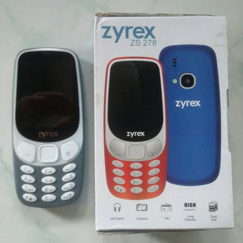 Handphone Zyrex ZS 278 Hp Tombol Cuci Gudang