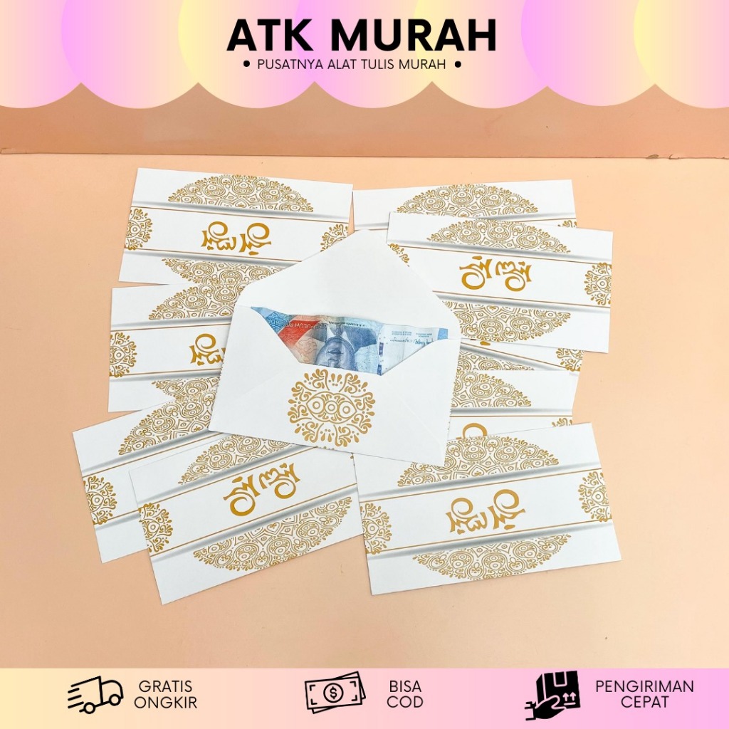 

AMPLOP LEBARAN 1 SET 10 PCS SEDANG 9 CM X 16 CM MN-1161 RAMADAN MEWAH SOUVERNIR KADO UNIK
