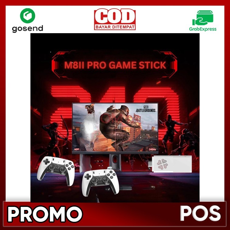 Bayar Ditempat - COD HDMI Stick Dongle Gamepad Game Stick M8II Plus Pro Ultra HD 4K Retro Classic Ga