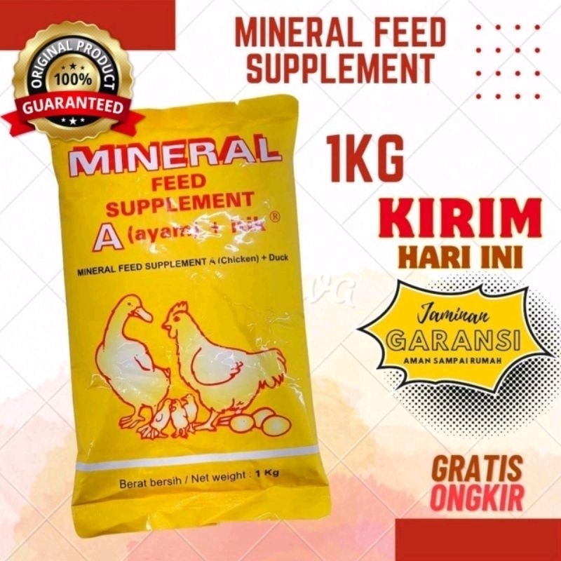 AYAM MALL Medion Mineral Feed Supplement  A Ayam Itik 1kg Pakan Makanan Vitamin Suplemen Ternak Ayam