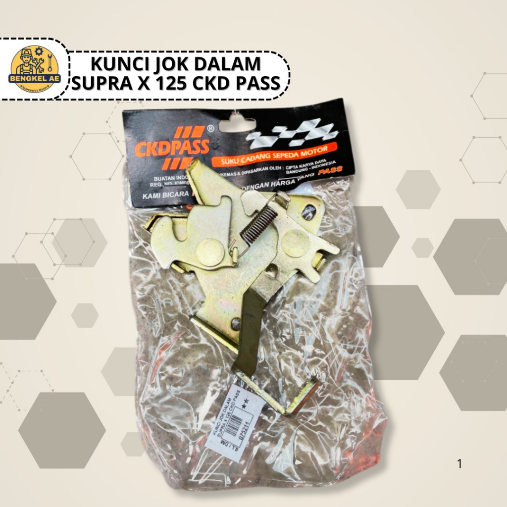 Kunci Jok Dalam Supra X 125 || Kunci Jok Sadel Dalam Honda Supra X 125 Merk CKDPASS