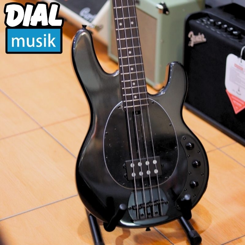 SQOE SBMS200 Humbucker Active with Roasted Maple Bass 4 String Metallic Black - SQOE SBMS-200 MBK / 