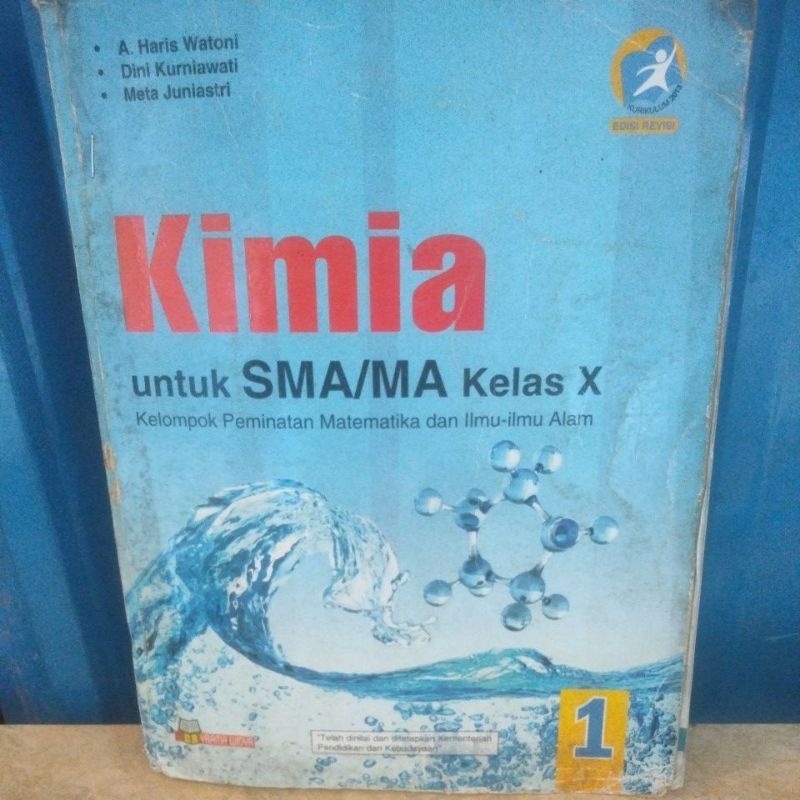 BUKU KIMIA UNTUK SMA/MA KELAS X-10-1 KURIKULUM 2013 EDISI REVISI