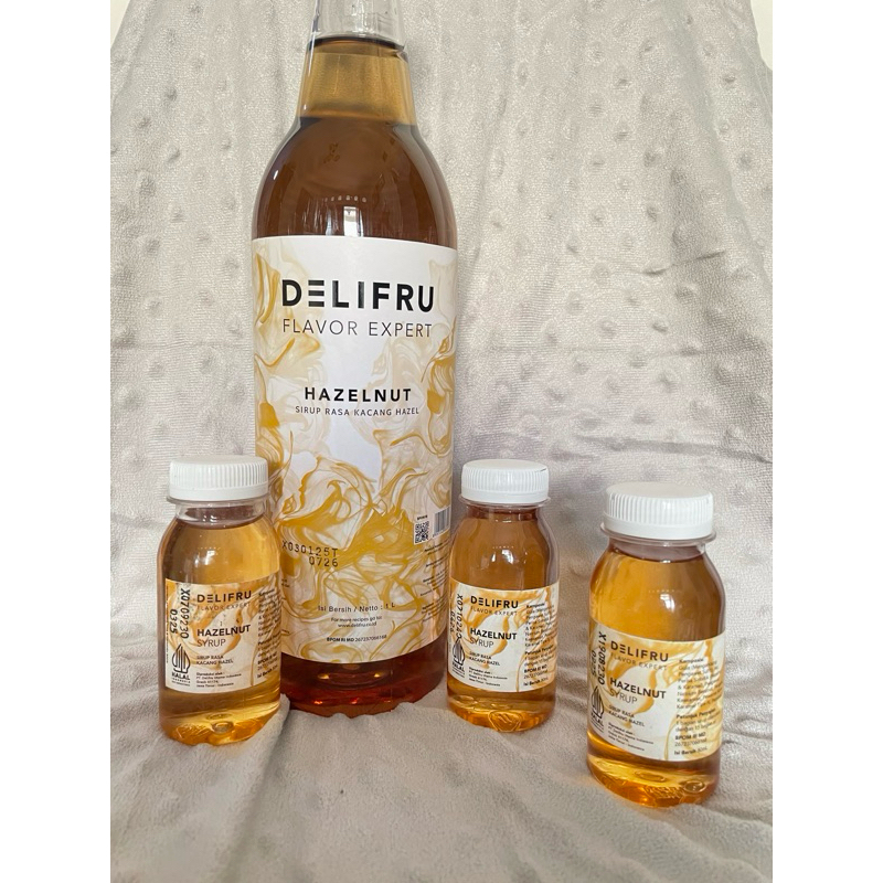 

sample/tester Delifru Hazelnut Syrup 80ml