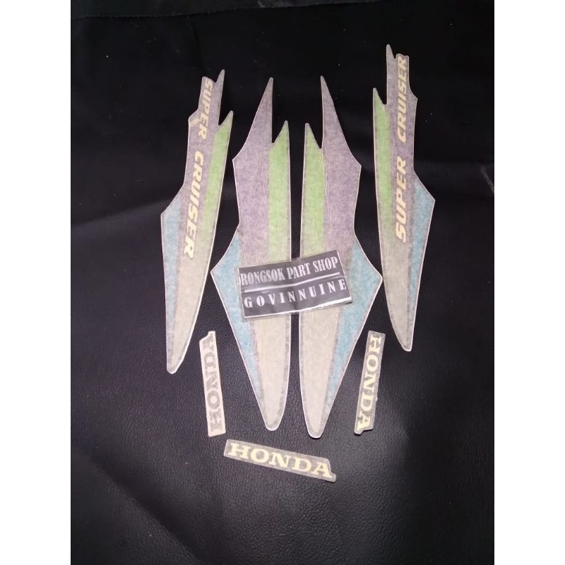 striping stiker sticker lis decal honda tiger lama ori asli nos