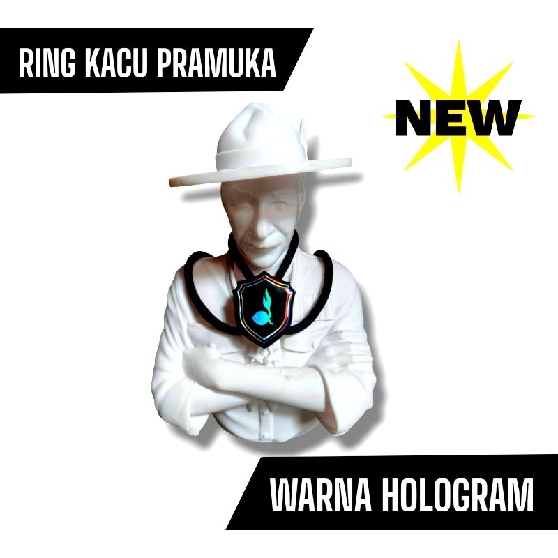 

Ring kacu pramuka pengikat kacu perisai Black Diamond Hologram murah berkualitas