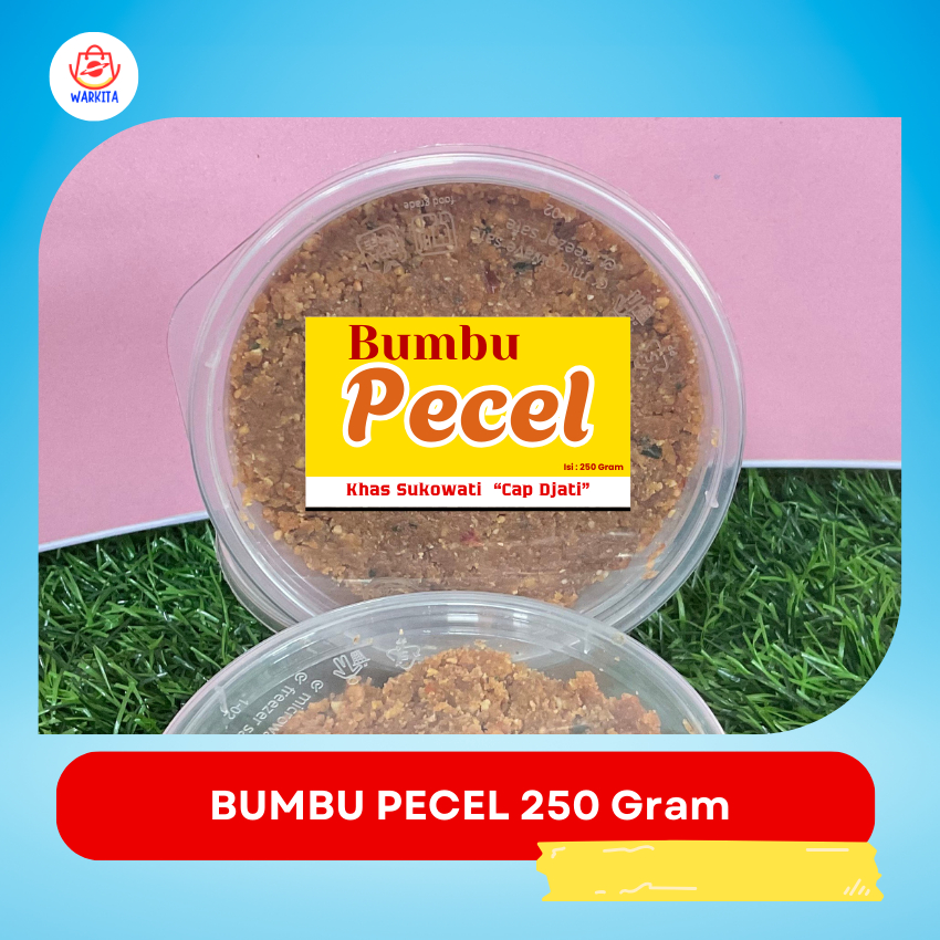 

Bumbu Sambal Pecel Khas Sukowati "Cap Djati" 250 Gram