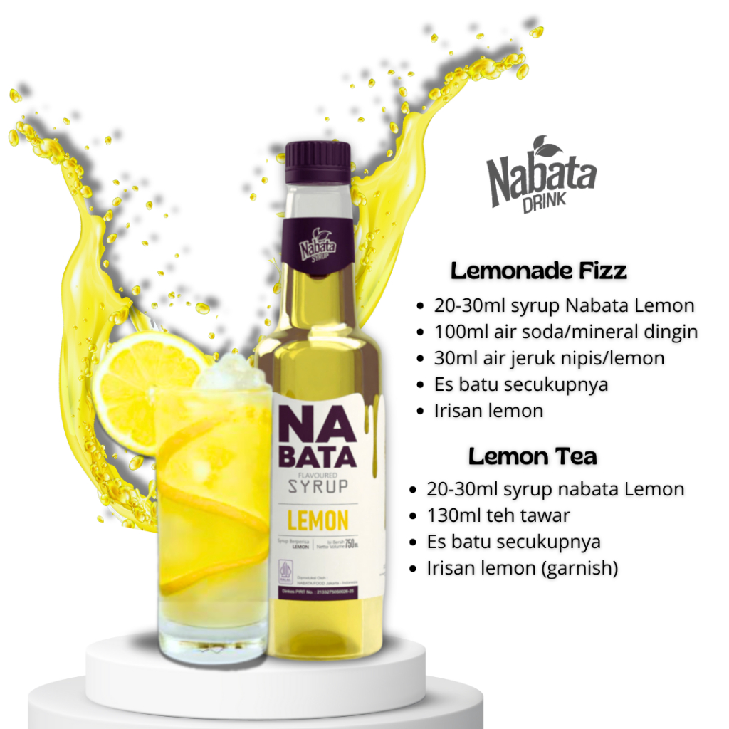 

Ay00! Syrup NABATA All Varian 750 Ml Sirup Flavoured Minuman Bartender Kopi Sirup Ala Cafe Hotel