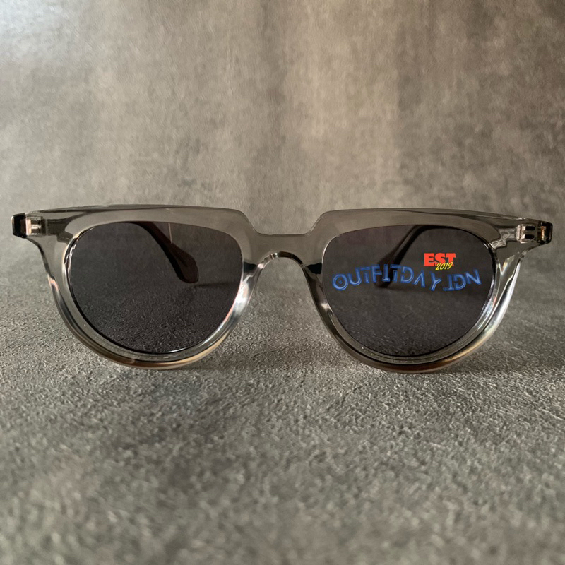 Kacamata Barrow Luxe Grey Sunglasses/Frame Lapis Besi Engsel Besi