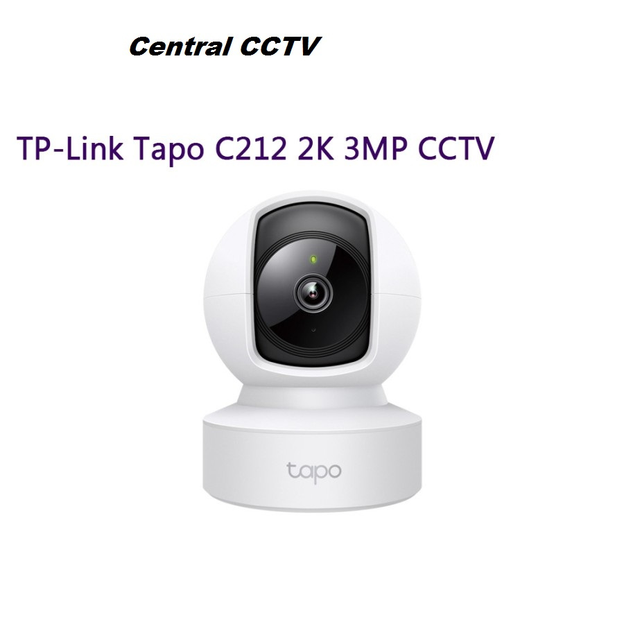 TP-Link Tapo C212 2K 3MP CCTV Pan/Tilt Home Security Wi-Fi Camera C212