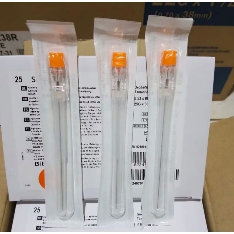 Spinocan B Braun Jarum Spinal Needle Anaesthesia Anestesi Spinal Anestesia