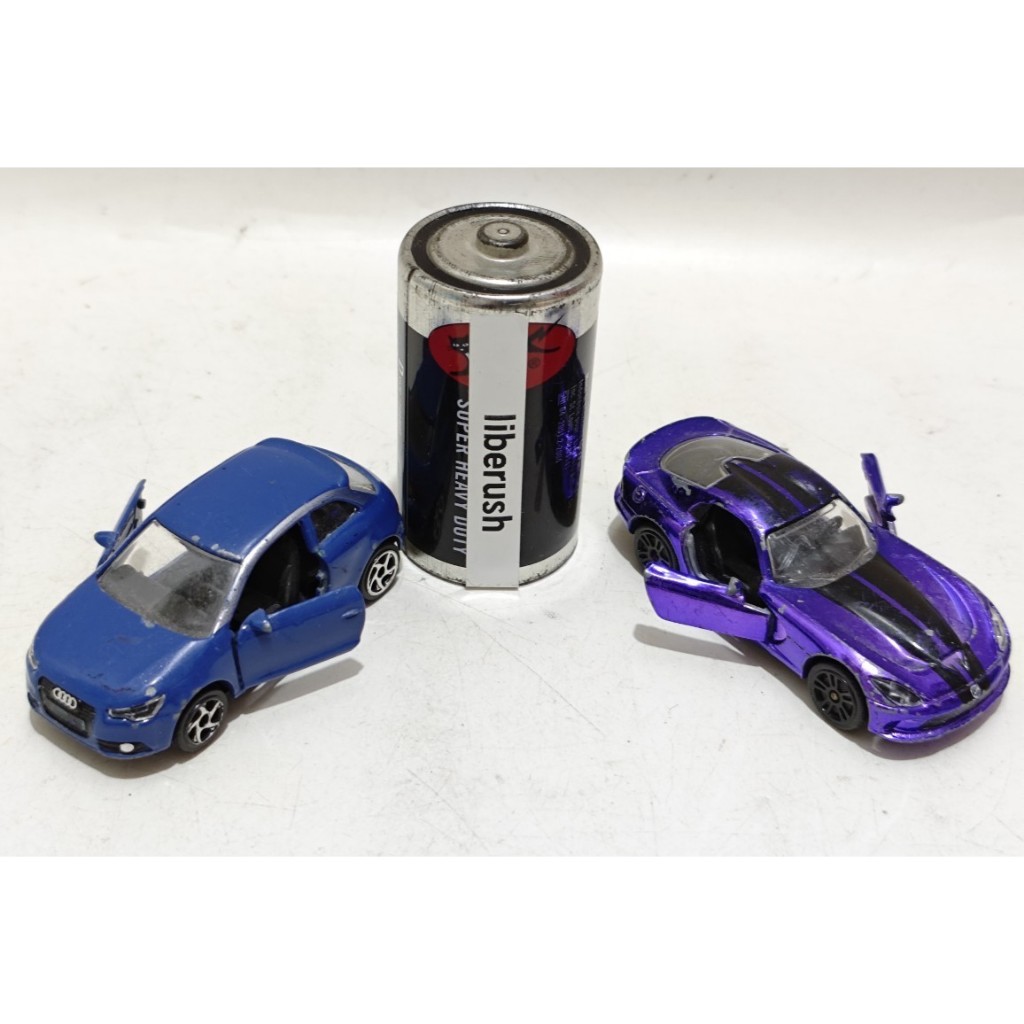 Set Diecast majorette  dogde viper , audi A1