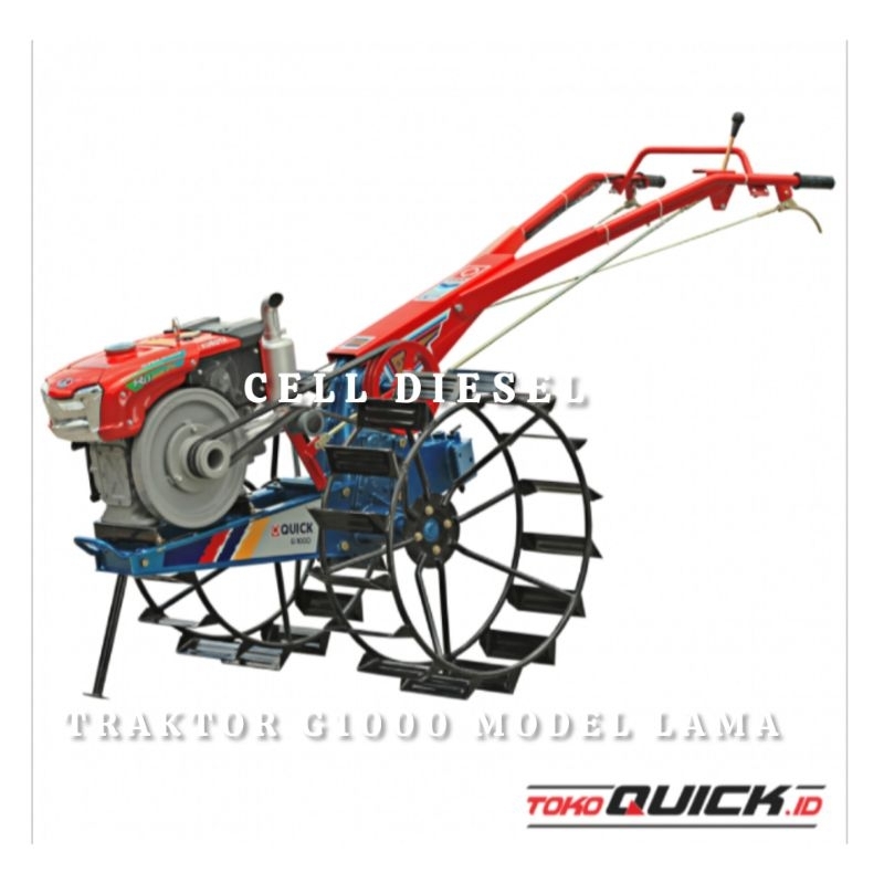 MESIN HAND TRAKTOR BAJAK SAWAH COMPLETE SET QUICK KUBOTA G1000