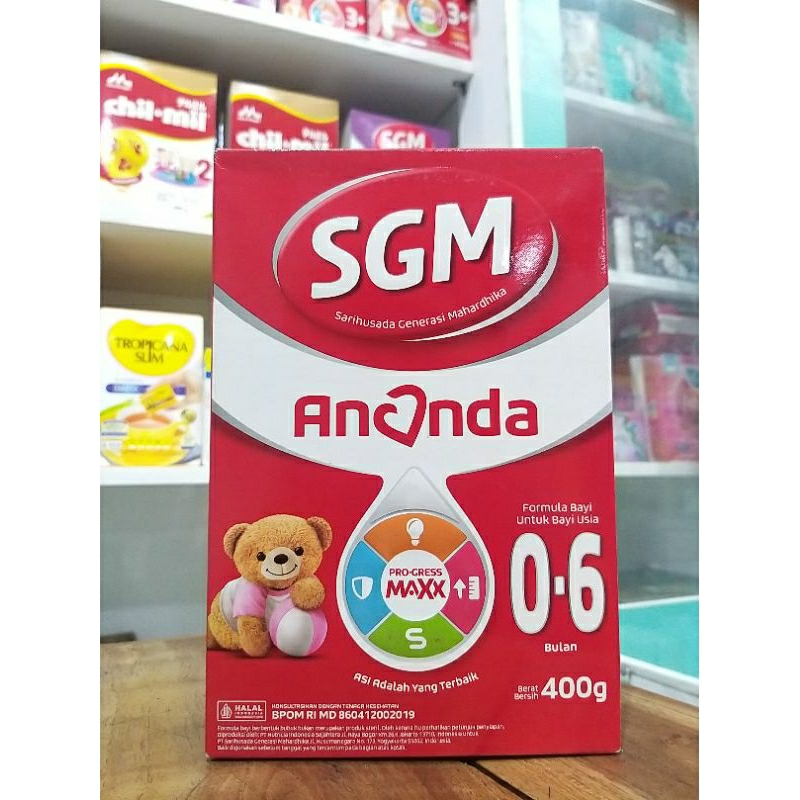 400 gram | SGM ANANDA 0-6 BULAN | SUSU BAYI