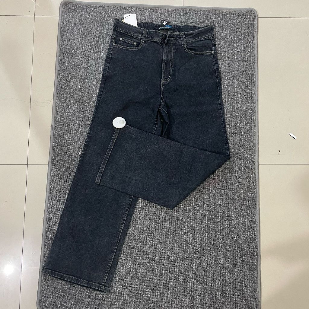 Celana Panjang Kulot Wanita Vivo V2 Soft Jeans 66008 Hitam Stretch Reguler