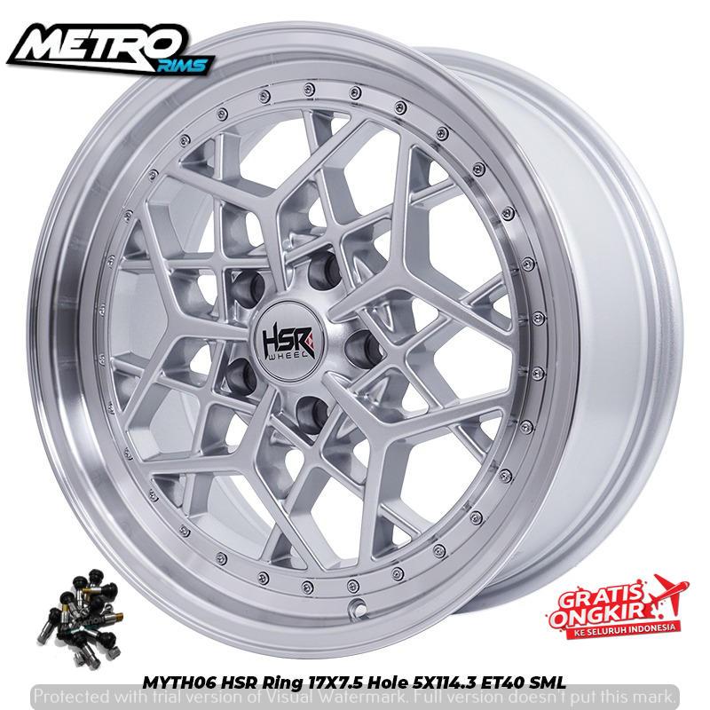 VELG RACING MODEL AKAR CELONG RING 17 MOBIL RUSH TERIOS CORTEZ PELEK HSR MYTH06 R17 TOKO VELG MOBIL