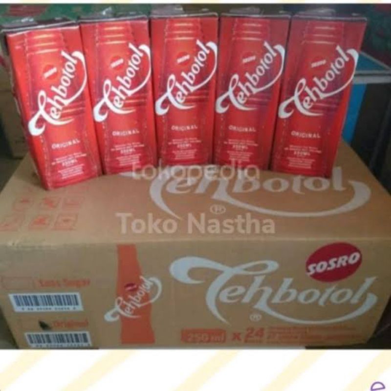 

Teh kotak sosro 250ml 1dus 24pcs